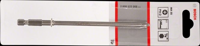 Hovedbilde Bosch Skrutrekkerbits, ekstra hard PH2 145mm for MA55