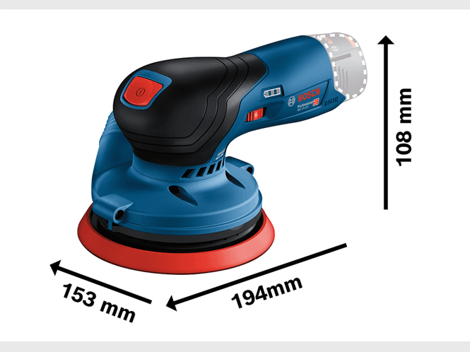Hovedbilde Bosch Eksentersliper GEX 12V-125 Solo L-Boxx