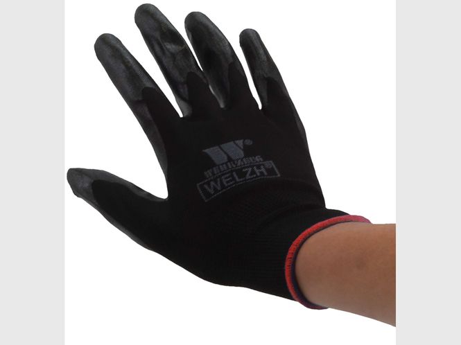 Hovedbilde Mekanikkerhansker Nitril / polyester str 10 (X-Large) 100par i eske.