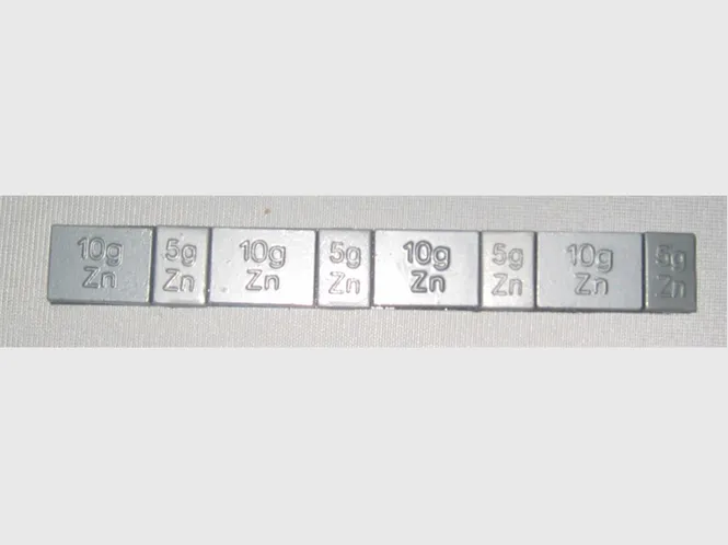 Hovedbilde BK5G-10G BALANSEVEKTER M/LIM 60GR ZINK.50stk