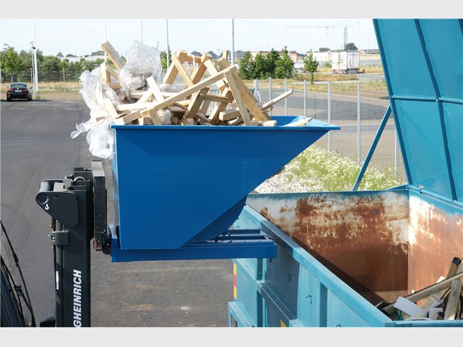 Hovedbilde Tippcontainer Standard 300L Blå