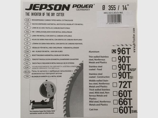 Hovedbilde Sagblad Jepson ø355 14