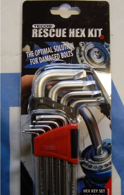 Hovedbilde Rescuekey set 9 deler 1,5-10mm Tecos