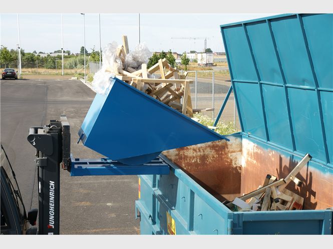 Hovedbilde Tippcontainer Standard 300L Blå