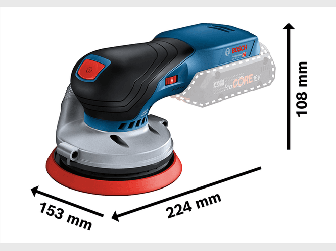 Hovedbilde Bosch Eksentersliper GEX 18V-125 Solo L-Boxx