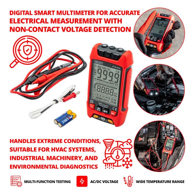 Hovedbilde Digital Auto-smart multimeter 6133-WW