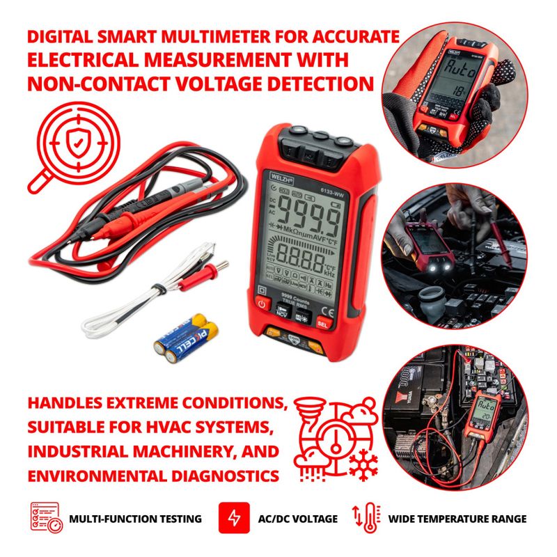 Digital Auto-smart multimeter 6133-WW