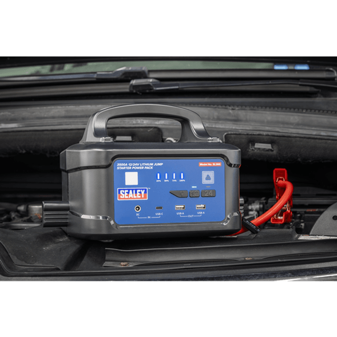 Hovedbilde 3500A 12/24V Lithium startbooster / starthjelp SL36S