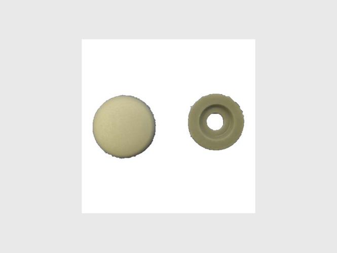 Hovedbilde 4118 Klips med hette Grå 16 mm Universal 10stk