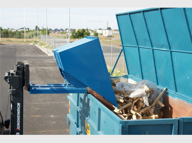 Hovedbilde Tippcontainer Standard 1100L Blå