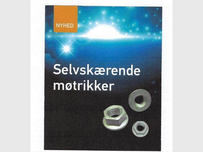 Hovedbilde Selvgjengende sekskantmutter M8x1,25 10stk 1708000-10