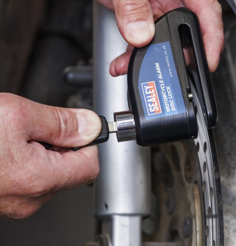 Motorsykkelalarm skivelås DL505