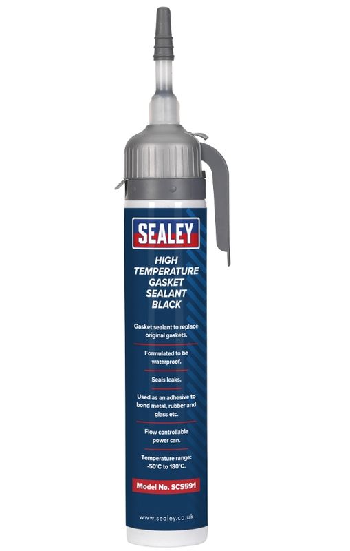 Høytemperatur tetningsmasse 200ml - svart SCS591