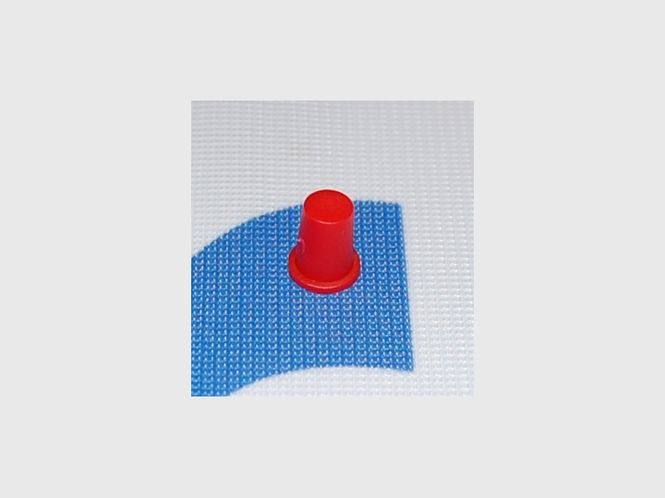 Hovedbilde Plastpropp Rød str 6,0-6,7mm. 50stk 88NA0067A-50