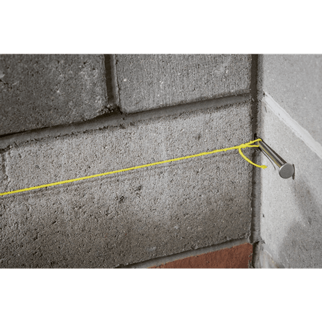 Hovedbilde Rettesnor gul nylon snøre 76m BLY1