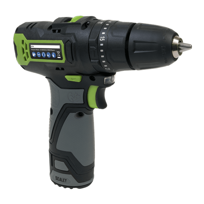 Hovedbilde Batteri drill ø10mm 10,8V med 2Ah batteri og lader CP108VDD