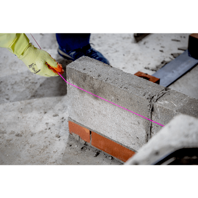 Hovedbilde Rettesnor rosa nylon snøre 76m BLP1