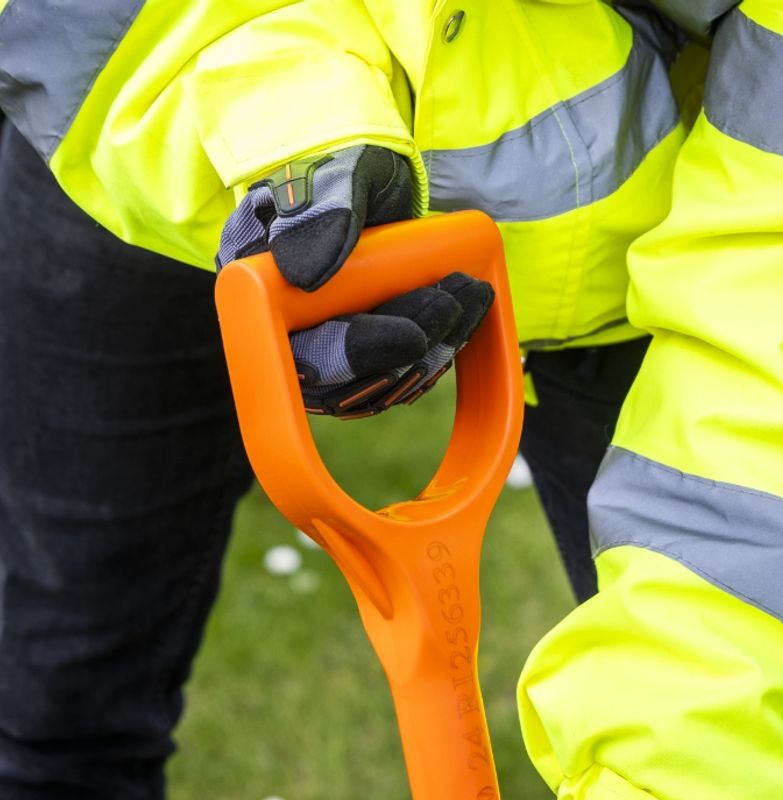Isolert spade 10000V HVCT07