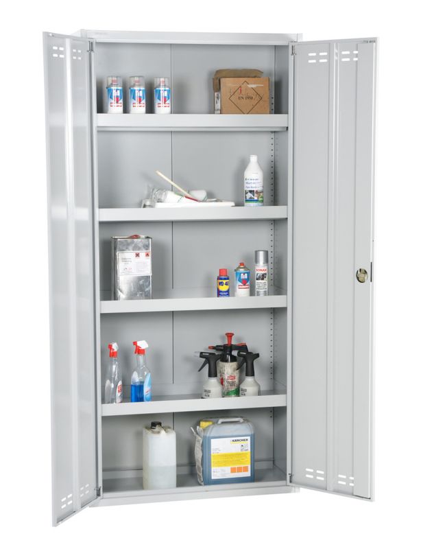 Kjemikalieskap 1950x920x420 Grå